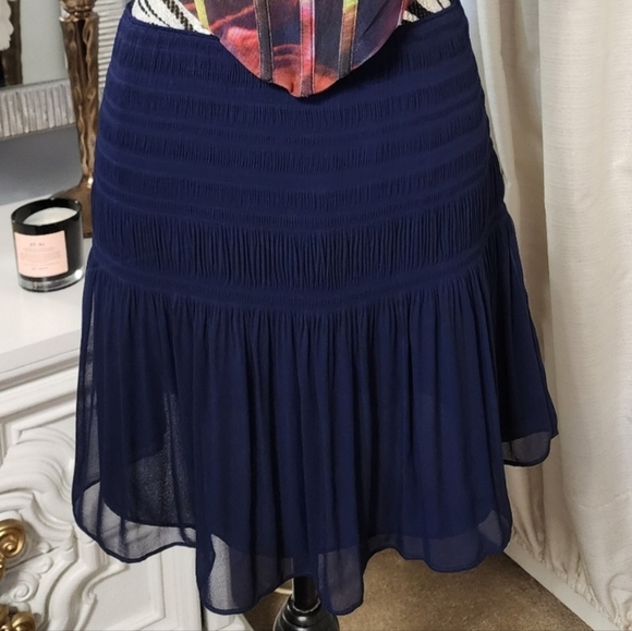 Jupe Longue Plissée DVF Diane Von Furstenberg – Modèle CHANIA – Vert Bleuté – Neuve Avec Étiquettes